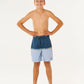 Rip Curl Boys Streamline Stripe Board Shorts - Navy