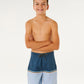 Rip Curl Boys Streamline Stripe Board Shorts - Navy