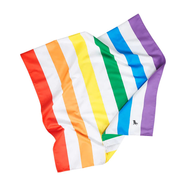 Dock & Bay Beach Towel - Rainbow Skies