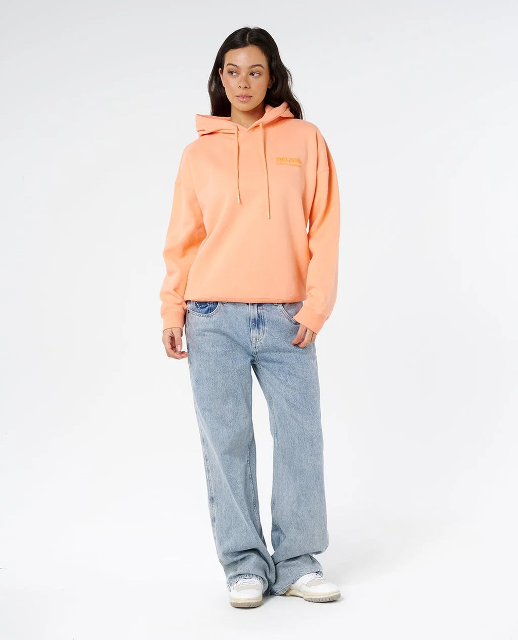 Rip Curl Surf Puff Relaxed Hoodie - Papaya