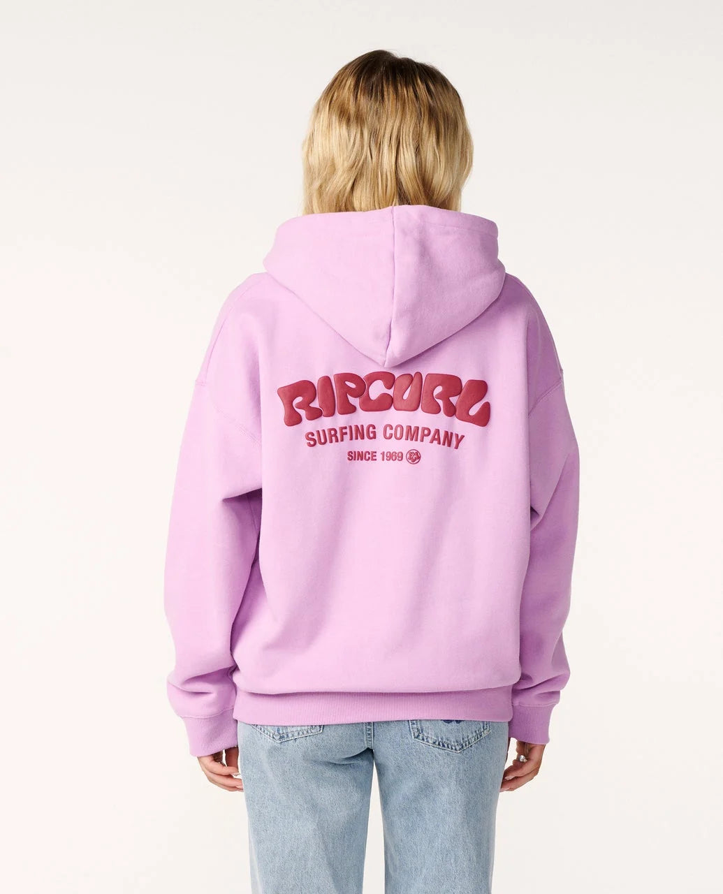 Rip Curl Surf Puff Heritage Hoodie - Bright Lilac