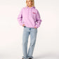 Rip Curl Surf Puff Heritage Hoodie - Bright Lilac