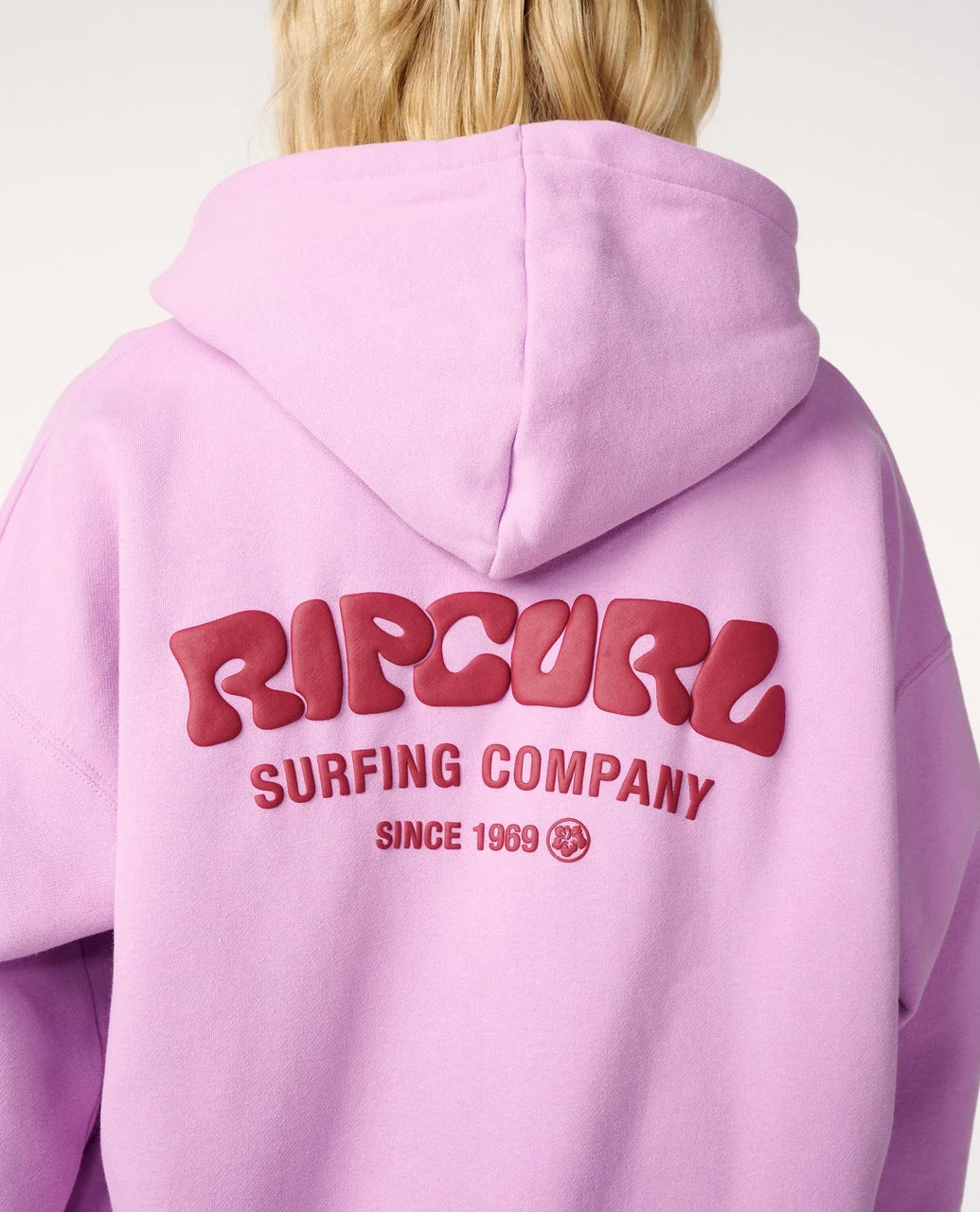 Rip Curl Surf Puff Heritage Hoodie - Bright Lilac