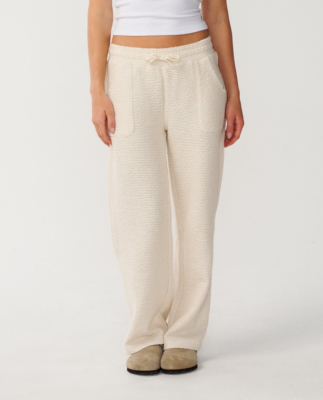 Rip Curl Cala Nights Textured Pant - Natural