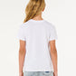 Rip Curl Girls Hayley O Relaxed Tee - Optical White