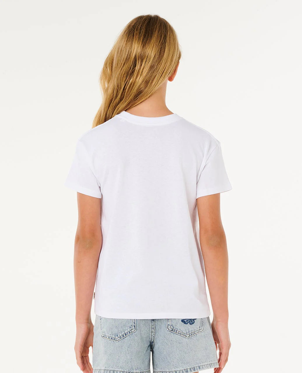 Rip Curl Girls Hayley O Relaxed Tee - Optical White
