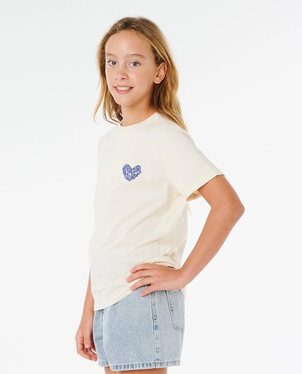 Rip Curl Girls Network Heart Tee - Lily