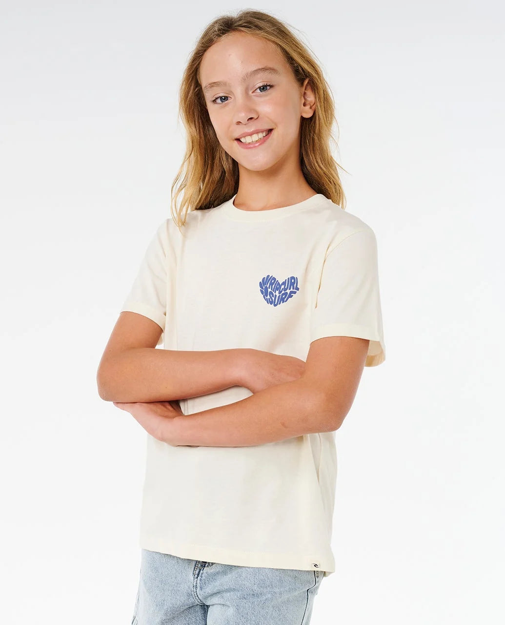 Rip Curl Girls Network Heart Tee - Lily