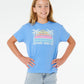 Rip Curl Girls Malibu Relaxed Tee - Cornflower Blue