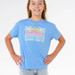 Rip Curl Girls Malibu Relaxed Tee - Cornflower Blue