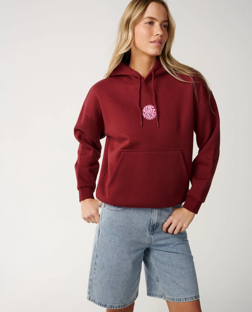 Rip Curl Icons of Surf Heritage Hood - Dark Plum