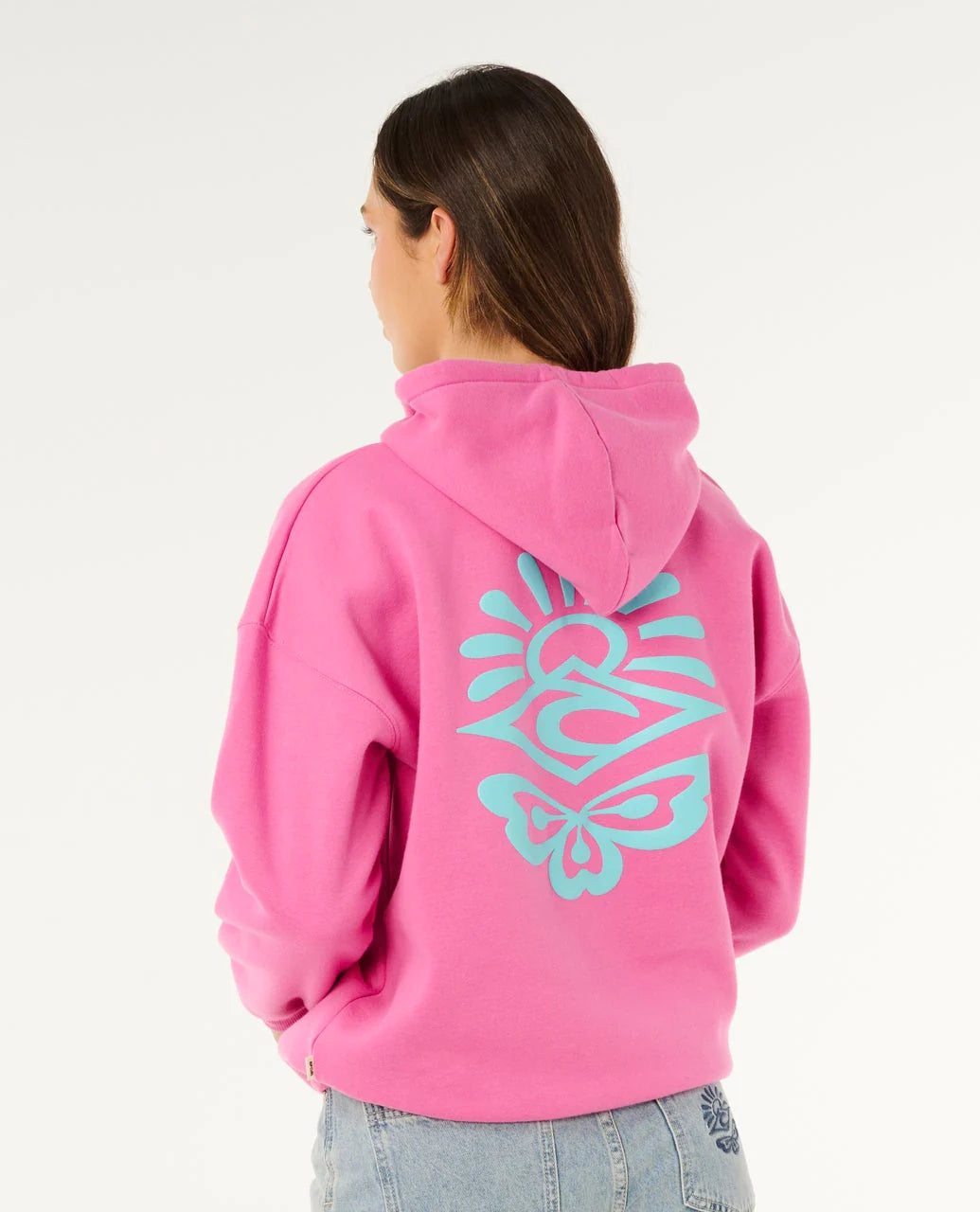 Rip Curl Icons Of Surf Heritage Hood - Super Pink