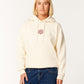 Rip Curl Icons of Surf Relaxed Hood - Bone/Dark Plum