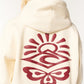 Rip Curl Icons of Surf Relaxed Hood - Bone/Dark Plum