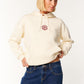 Rip Curl Icons of Surf Relaxed Hood - Bone/Dark Plum