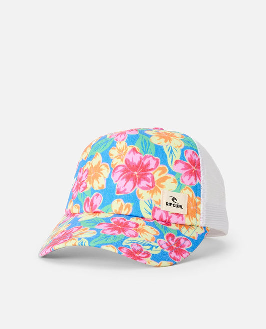 Rip Curl Mixed Yardage Trucker Cap - Blue