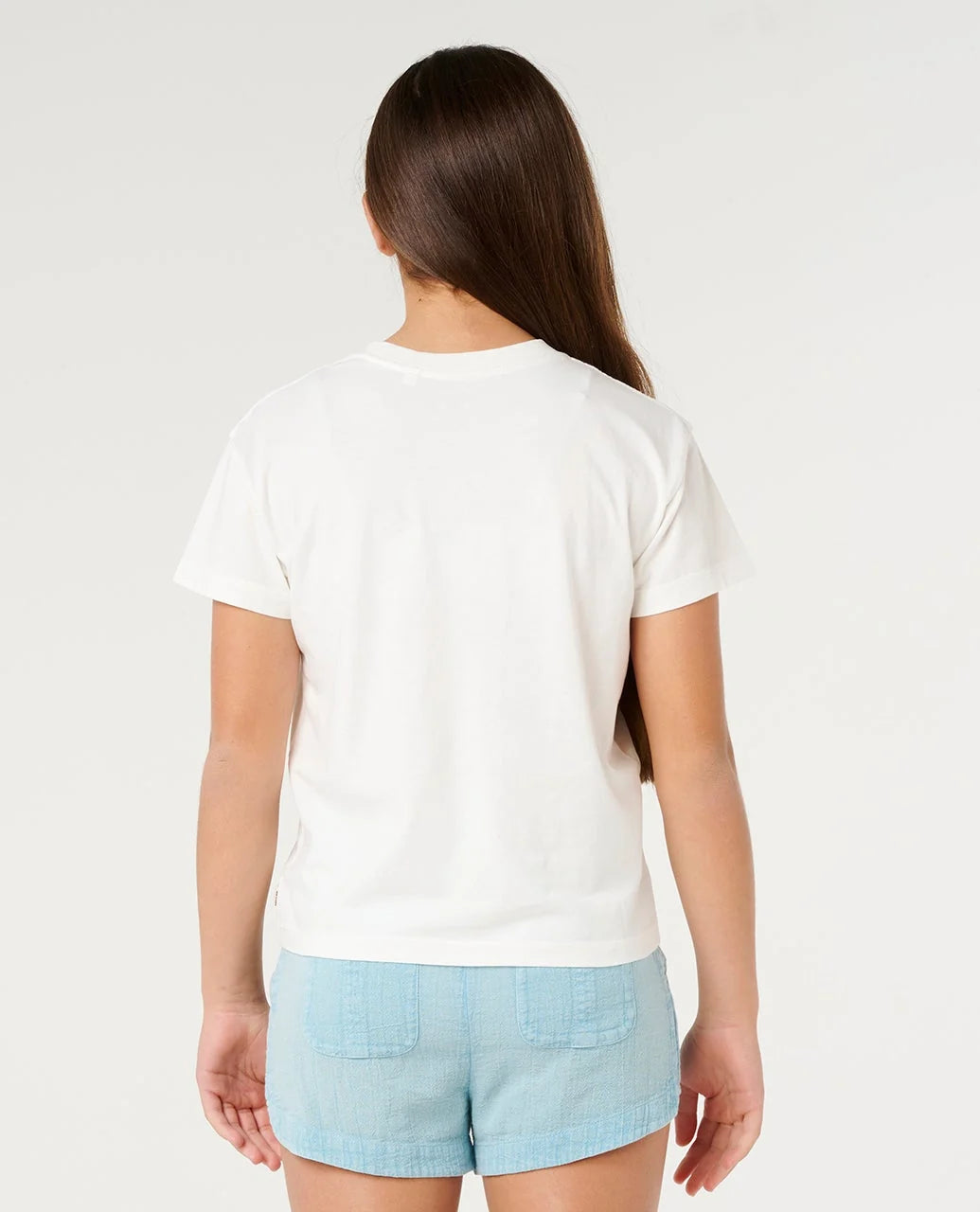 Rip Curl Girls Half Moon Relaxed Tee - Bone
