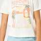 Rip Curl Girls Half Moon Relaxed Tee - Bone