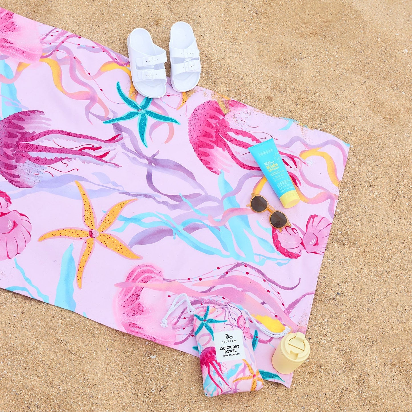Dock & Bay Beach Towel Kids - Ready For This Jelly