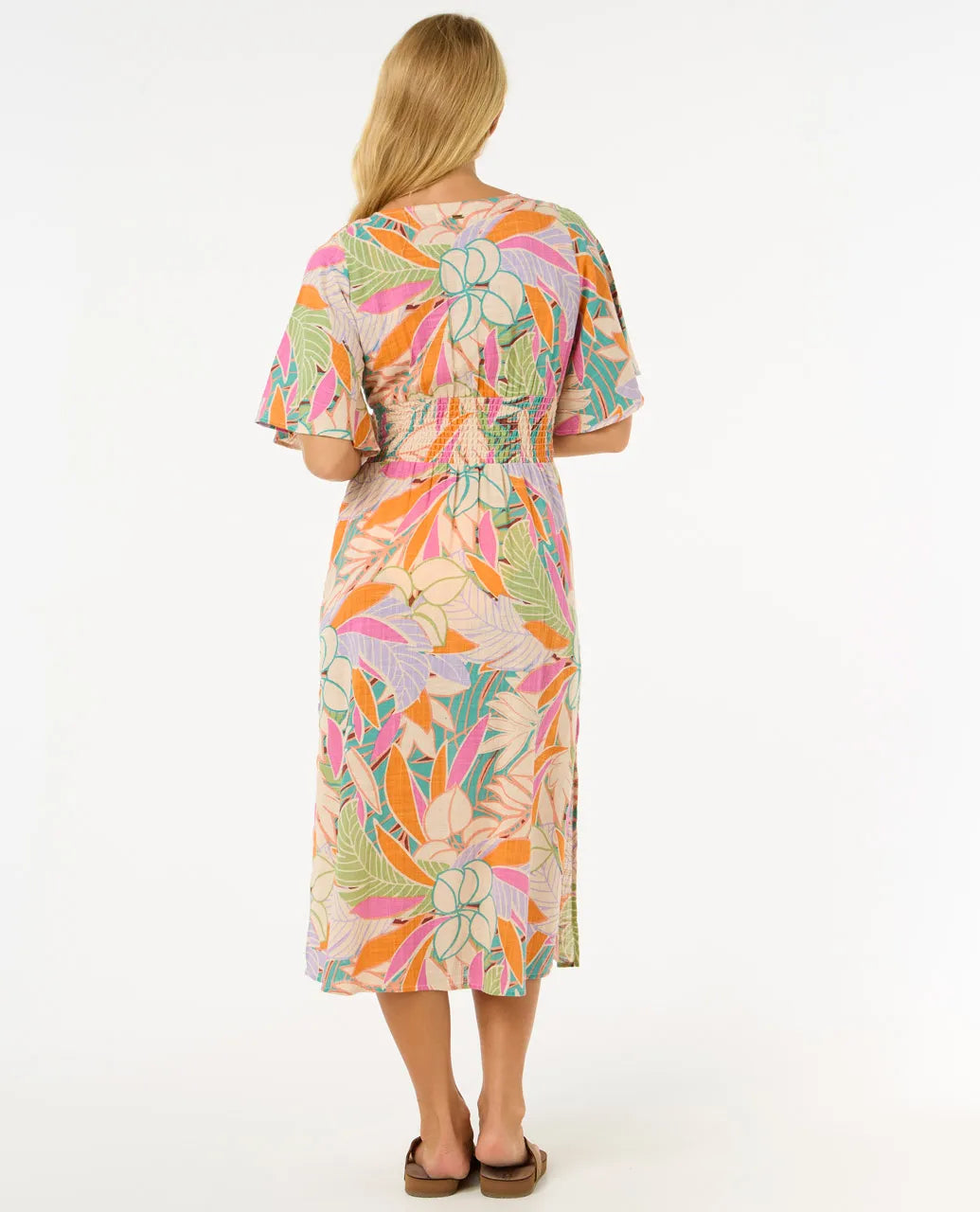 Rip Curl Cala Vadella Midi Dress - Multi