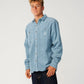 Rip Curl Premium Surf Cord Long Sleeve Shirt - Citadel Blue