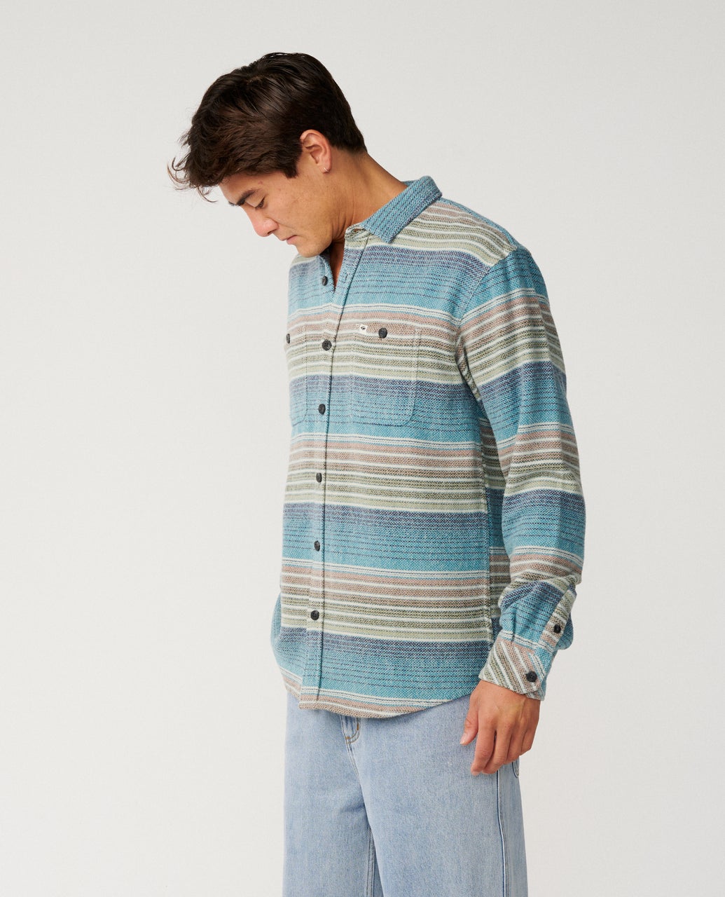 Rip Curl Classic Surf Baja Flannel Shirt - Dusty Jade