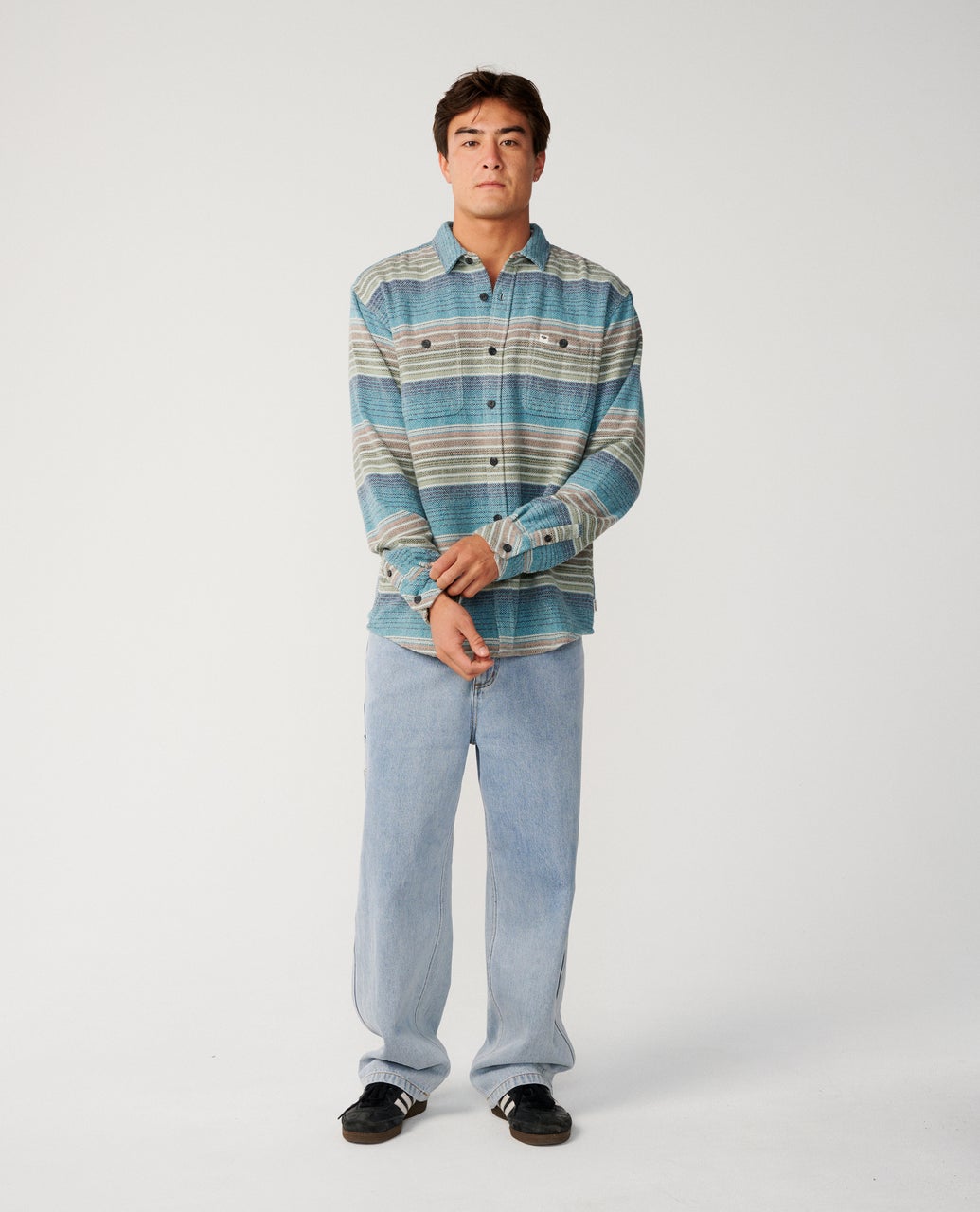 Rip Curl Classic Surf Baja Flannel Shirt - Dusty Jade