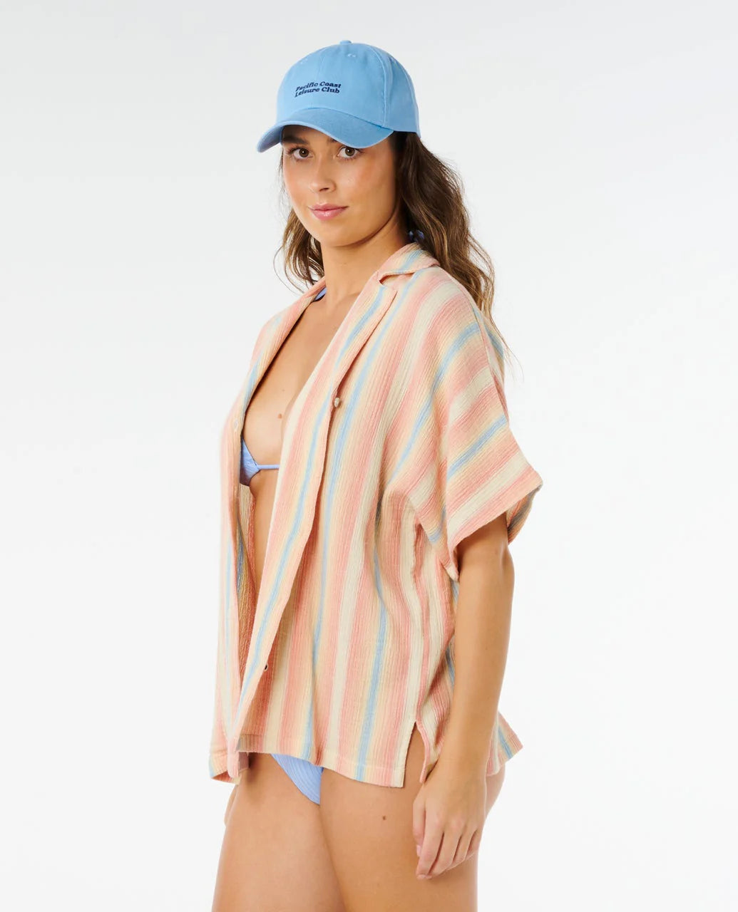 Rip Curl Premium Surf Stripe Short Sleeve Shirt - Multicolour