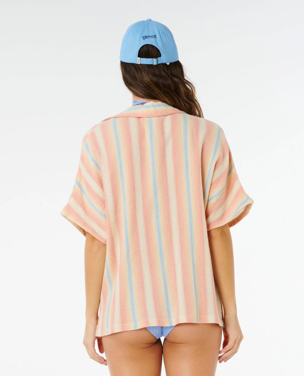 Rip Curl Premium Surf Stripe Short Sleeve Shirt - Multicolour