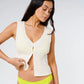 Rip Curl Catalina Island Knit Vest - Off White
