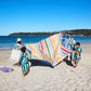 Dock & Bay Picnic Blanket - Candy Stripes