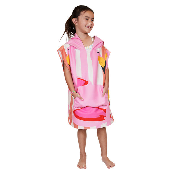 Dock & Bay Beach Towel Kids - Flamboyant Flamingos