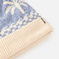 Rip Curl Jacquard Pom Pom Beanie - Mid Blue