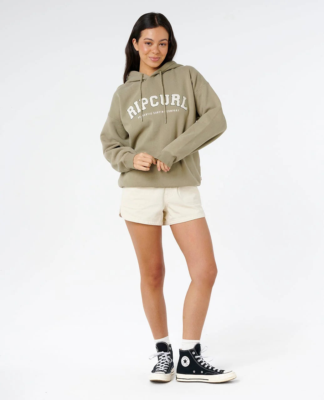 Rip Curl Varsity Hoodie - Olive