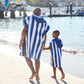 Dock & Bay Poncho Kids - Whitsunday Blue