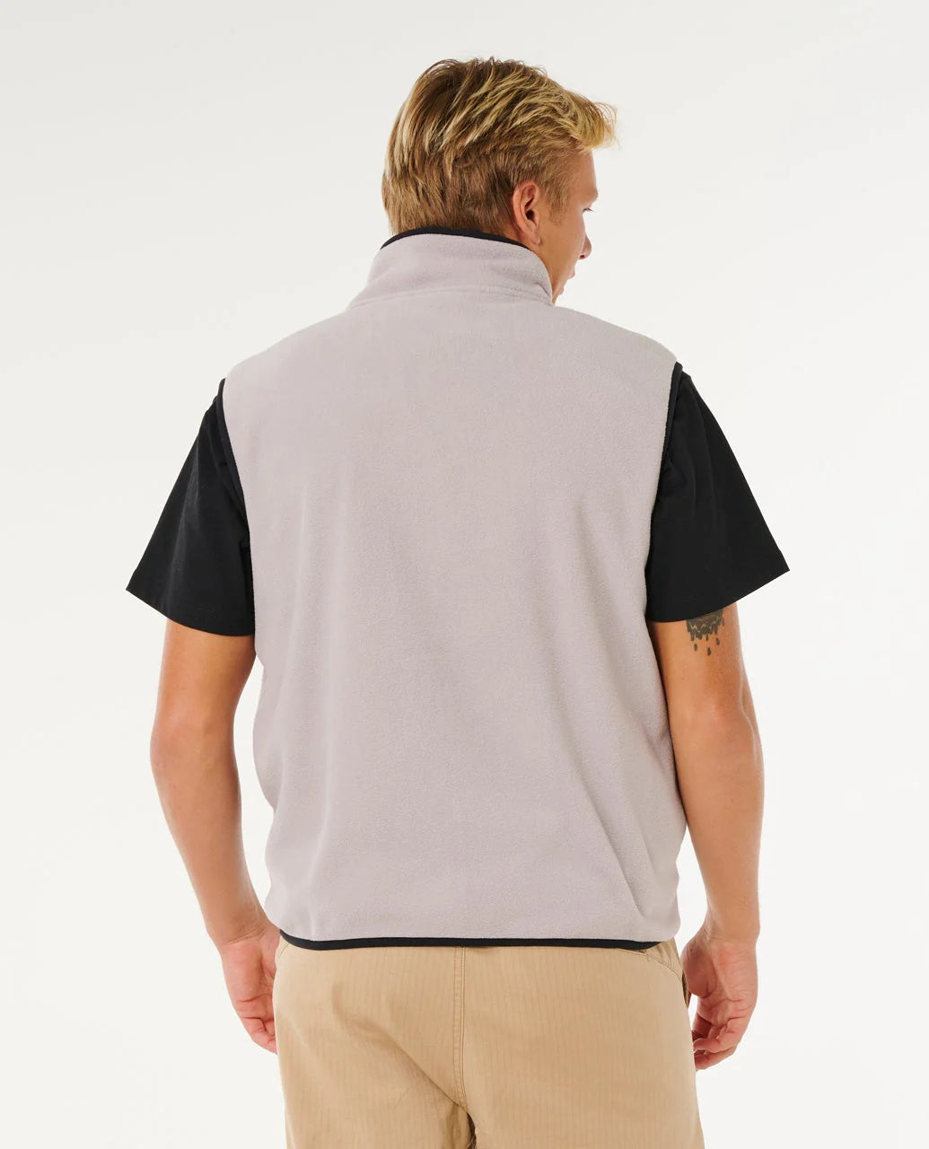 Rip Curl The Search Polar Fleece Vest - Stone