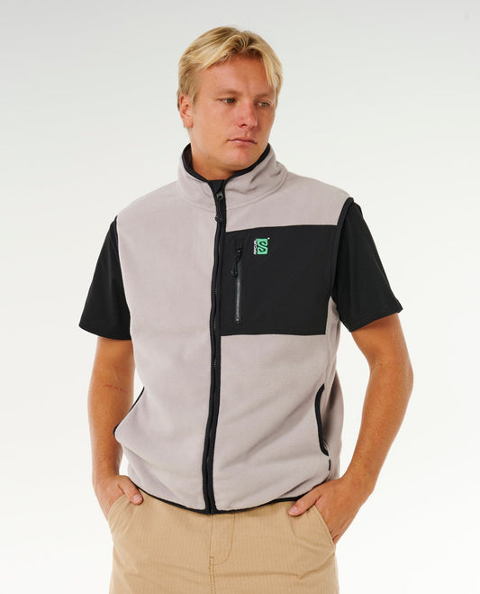 Rip Curl The Search Polar Fleece Vest - Stone