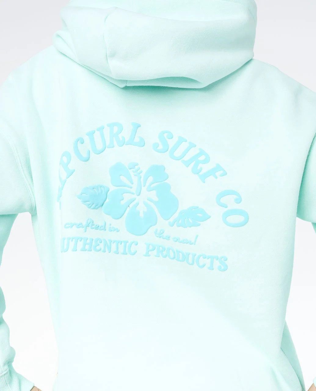 Rip Curl Surf Puff Relaxed Hoodie - Light Blue