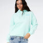 Rip Curl Surf Puff Relaxed Hoodie - Light Blue