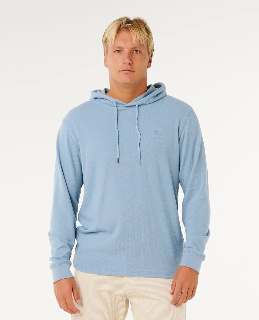 Rip Curl Pacific Rinse Tex Hood Fleece - Faded Denim