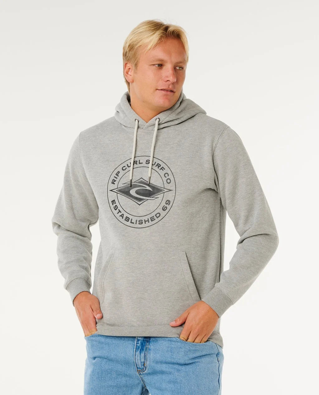 Rip Curl Stapler Hood - Grey Marle