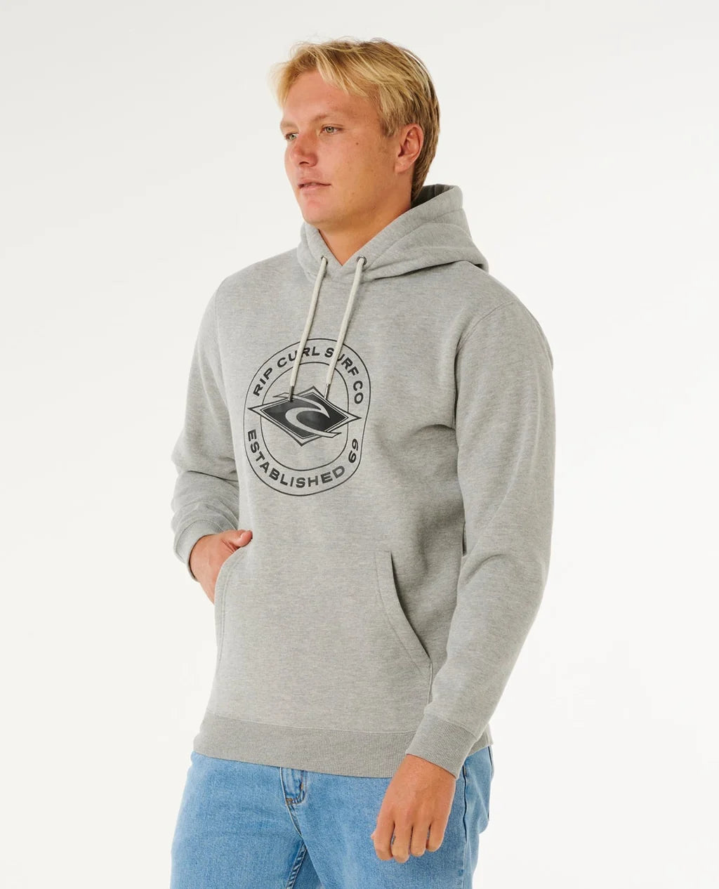 Rip Curl Stapler Hood - Grey Marle