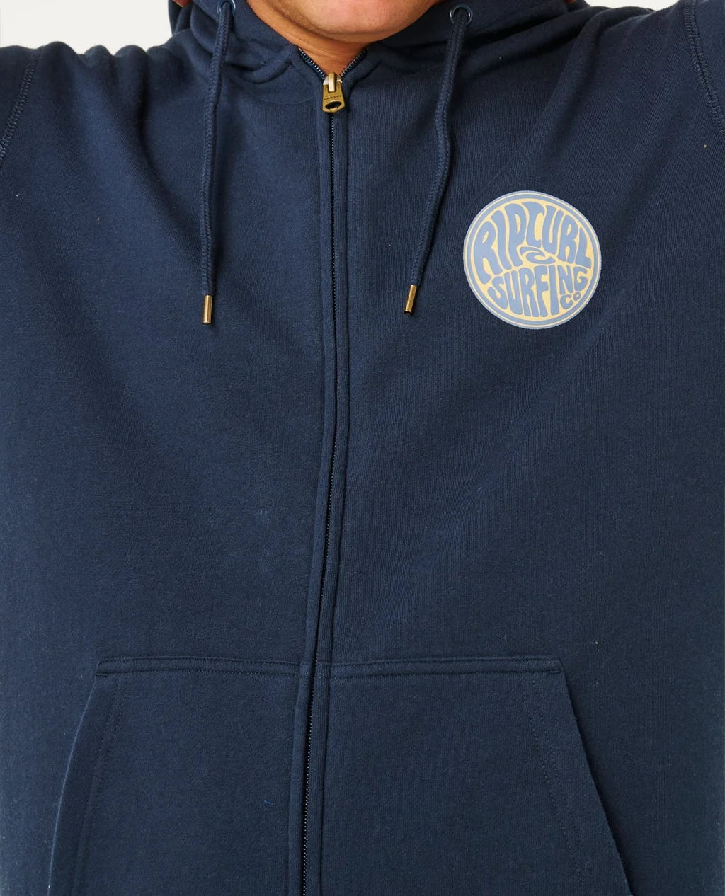 Rip Curl Zip Through Hoodie - Dark Navy