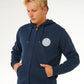 Rip Curl Zip Through Hoodie - Dark Navy