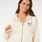 Rip Curl Aloha Zip Thru Fleece - Bone