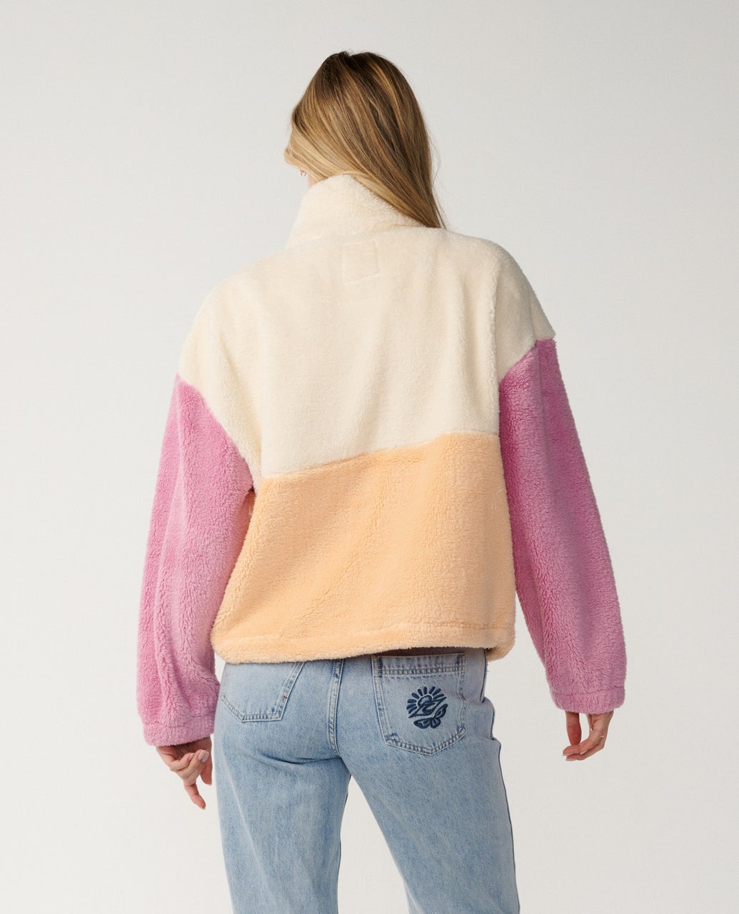 Rip Curl Surf Revival Heritage Zip Through Polar Fleece - Shell