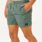 Rip Curl Offset Washed Volley Board Shorts - Moss