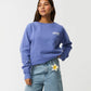 Rip Curl Surf Puff Raglan Relaxed Crew - Bright Lilac