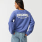 Rip Curl Surf Puff Raglan Relaxed Crew - Bright Lilac