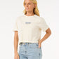 Rip Curl Sun & Sea Cropped Tee - Bone